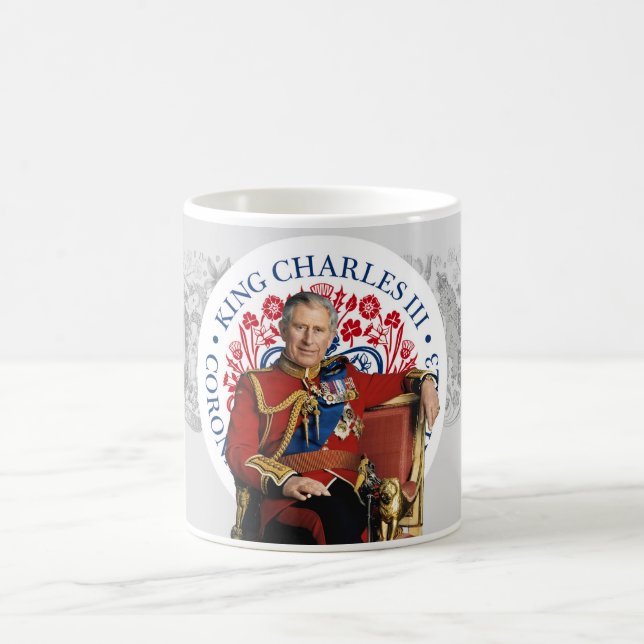 King Charles III Coronation Coffee Mug (Center)