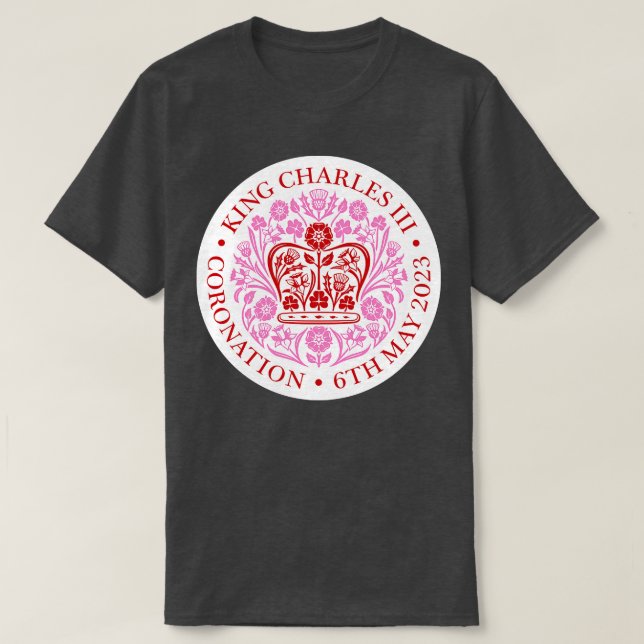 KING CHARLES III CORONATION COMMEMORATIVE 1 T-Shirt (Design Front)