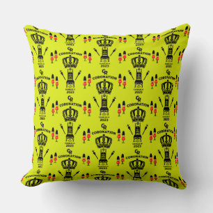 King Charles III Coronation Commemorative Souvenir Cushion