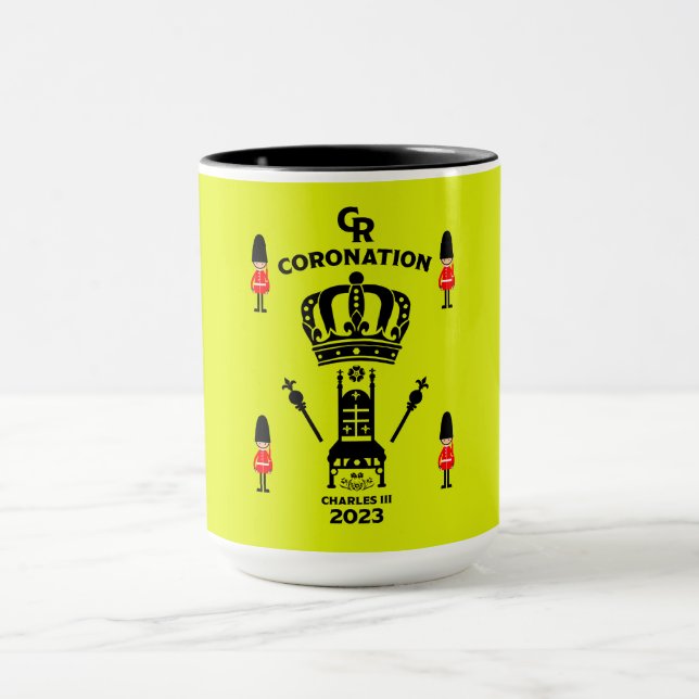 King Charles III Coronation Commemorative Souvenir Mug (Center)