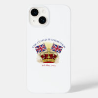 King Charles III Coronation Crown and Flags