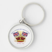 King Charles III Coronation Crown and Flags
