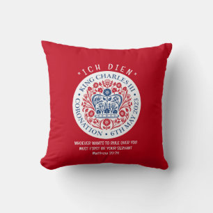 KING CHARLES III Coronation Cushion