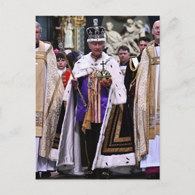 King Charles III Coronation Day Postcard (Front)