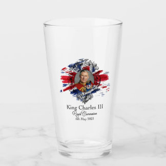 King Charles III Coronation Image Glass / Tumbler