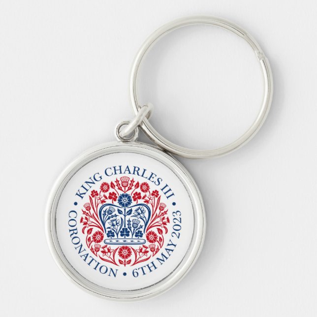 King Charles III Coronation Key Ring (Front)