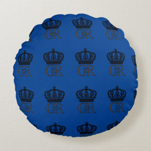 King Charles III Coronation Round Cushion