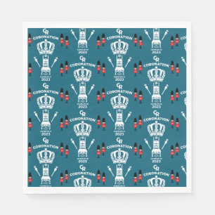 King Charles III Coronation Street Party Napkin