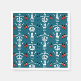 King Charles III Coronation Street Party Napkin