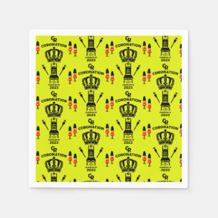 King Charles III Coronation Street Party Napkin