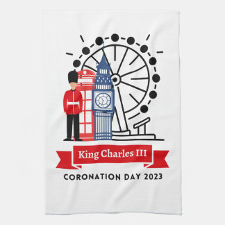 King Charles III Coronation Tea Towel