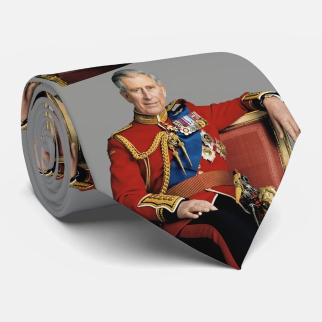 King Charles III No. 2 Tie (Rolled)