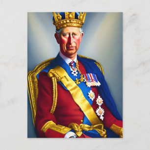 King Charles III Postcard
