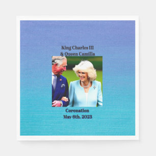 King Charles III & Queen Camilla Coronation Napkin