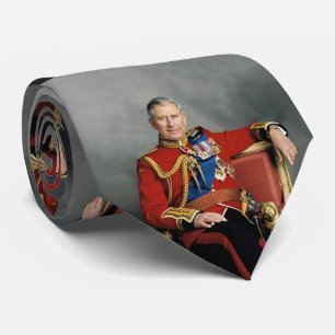 King Charles III Tie