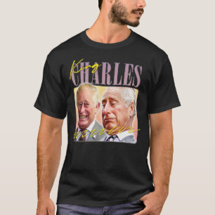 King Charles Retro Aesthetic Fan Design 1 T-Shirt