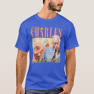 King Charles Retro Aesthetic Fan Design 4 T-Shirt
