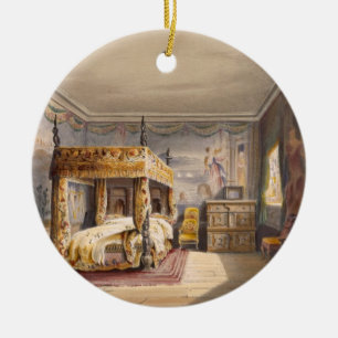 King Charles Room, Cotehele House, c.1830-40, (col Ceramic Tree Decoration