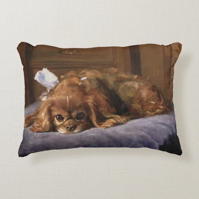 King Charles Spaniel Decorative Cushion (Front)