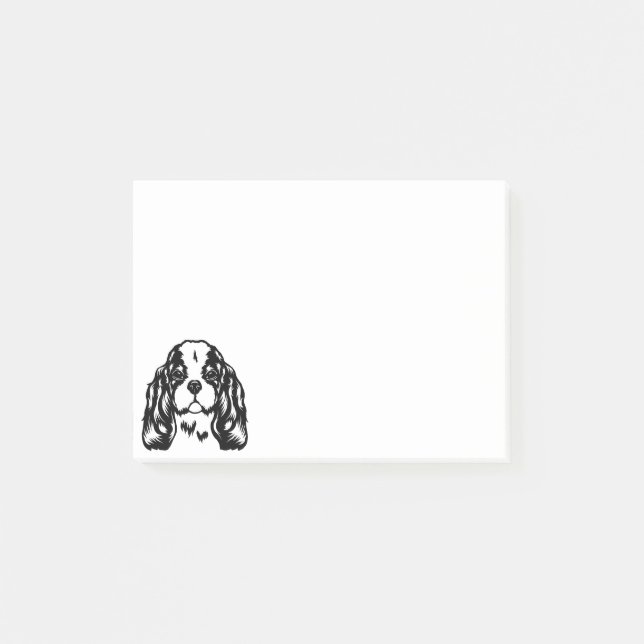 King Charles Spaniel Dog Post-it Notes (Front)