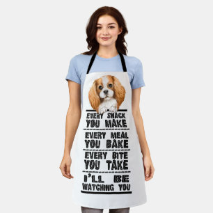 King Charles Spaniel Every Snack You Make Apron