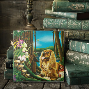 King Charles Spaniel Sprite Fantasy Ceramic Tile