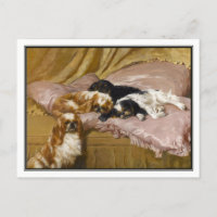 King Charles Spaniels by Arthur Wardle