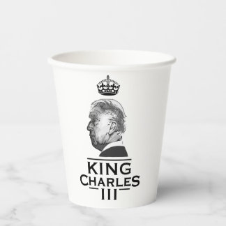 King Charles Third Coronation  Paper Cups