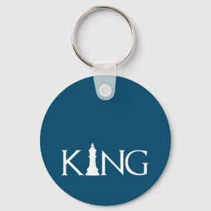 King Chess Piece Halloween Costume Chess Lover Key Ring
