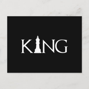 King Chess Piece Halloween Costume Chess Lover Postcard