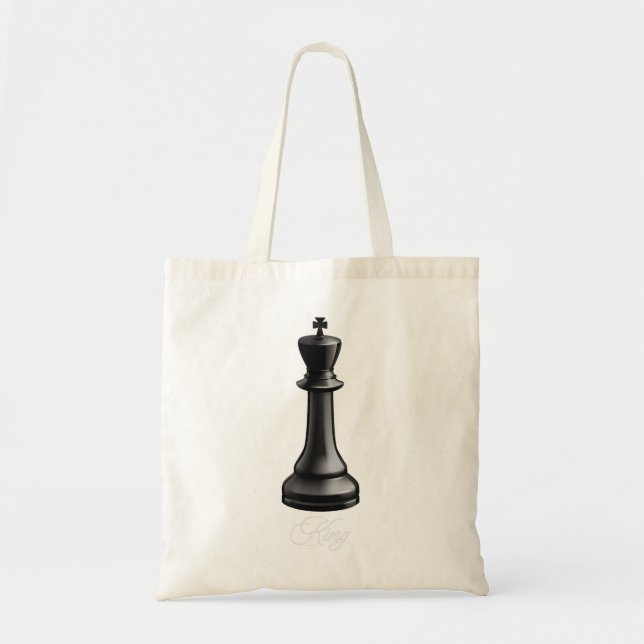 King Chess Piece Halloween Costume Chess Lover Tote Bag (Front)