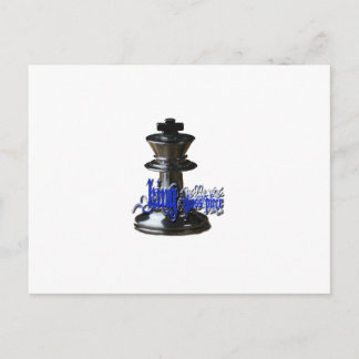 King Chess Piece Postcard