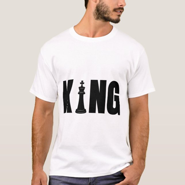 King Chess T-Shirt for Men (Front)
