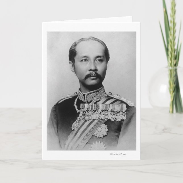 King Chulalongkorn Rama V of Thailand Card (Front)