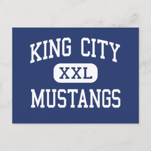 King City - Mustangs - High - King City California Postcard