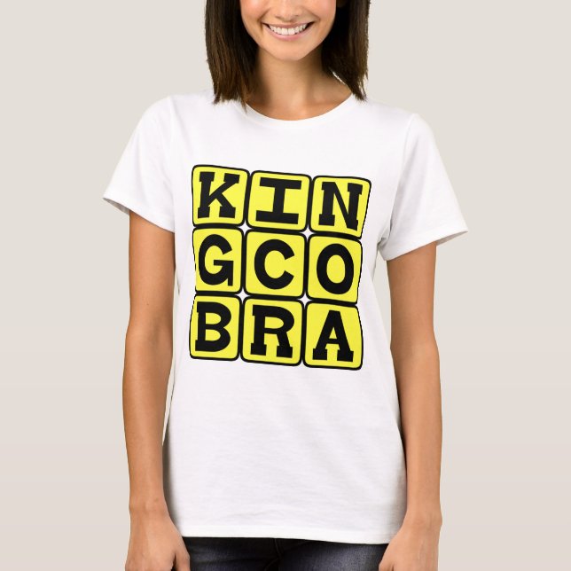 King Cobra, Deadly Snake T-Shirt (Front)