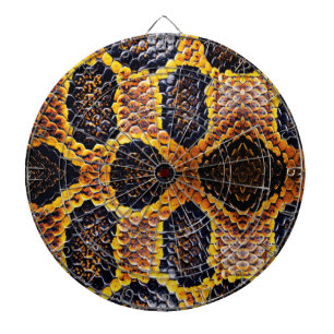 king cobra snake skin dartboard