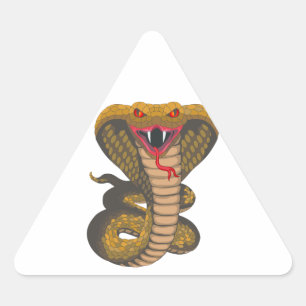 King Cobra Triangle Sticker