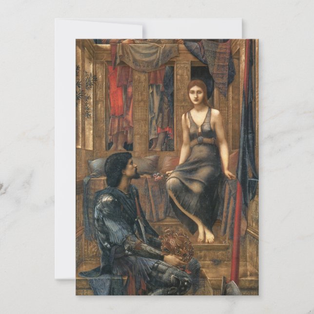 King Cophetua and the Beggar Maid Invitation (Front)