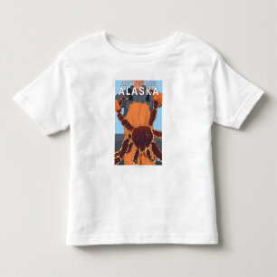 King Crab Fisherman - Anchorage, Alaska Toddler T-Shirt