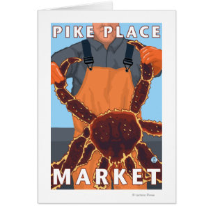 King Crab Fisherman - Pike Place Market, Seattle