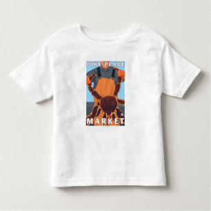 King Crab Fisherman - Pike Place Market, Seattle Toddler T-Shirt