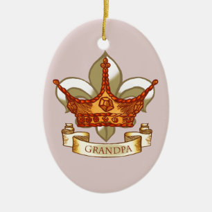 King Crown Grandpa  ornament
