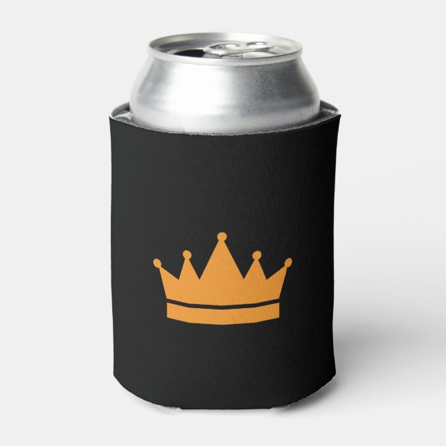 King Crown Illustration Can Cooler (Can Front)