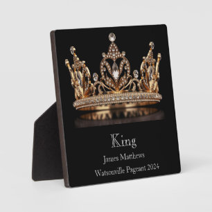 King Crown Pageant Plaque