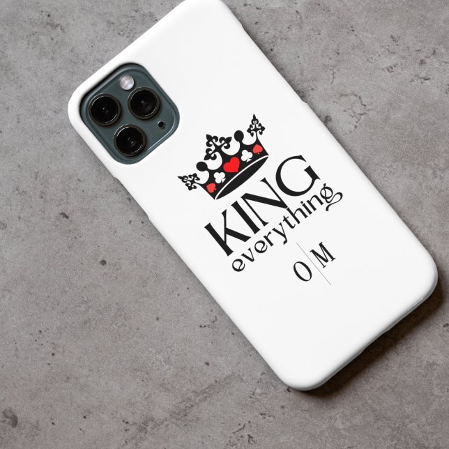 KING Crown Personalised Case-Mate iPhone Case (Creator Uploaded)