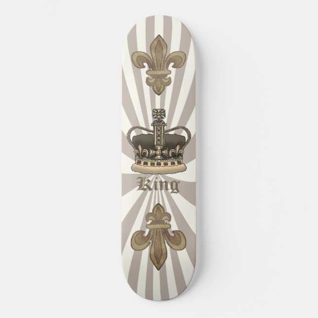 King crown  Skateboard (Front)