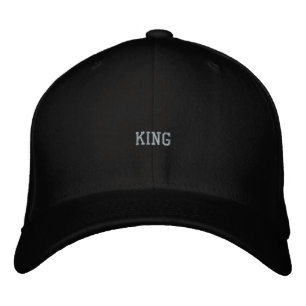 King Custom Black Versatile Headwear Style-Hat  Embroidered Hat
