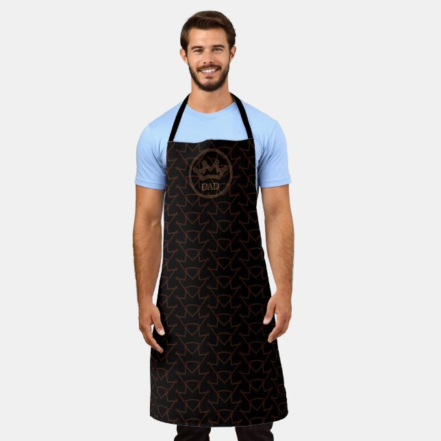 King Dad All-Over Print Apron (Worn)