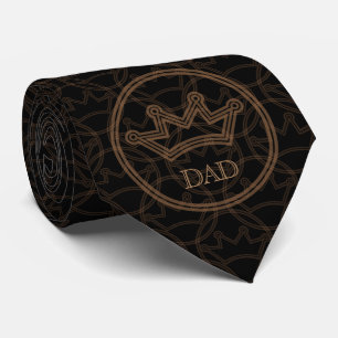 King Dad (Black) Neck Tie
